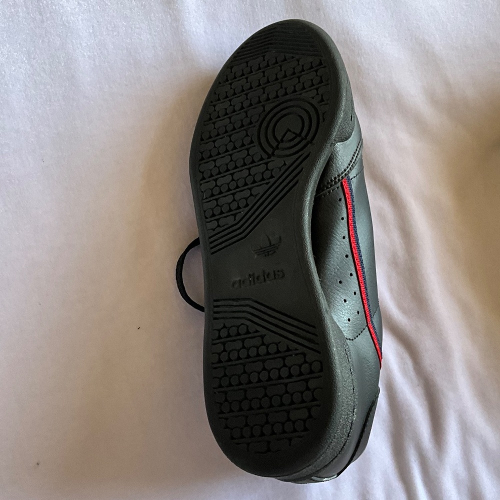 Mens Adidas Black Leather shoes size 6 - Picture 5 of 8